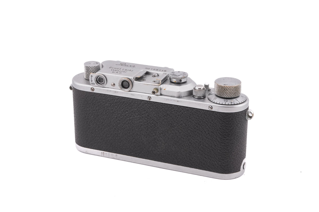Leica IIIa + 50mm f3.5 Elmar (Type I) (ELMARCHROM / ELMAR)