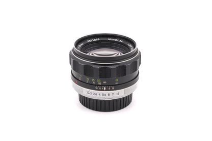 Minolta 58mm f1.4 MC Rokkor-PF