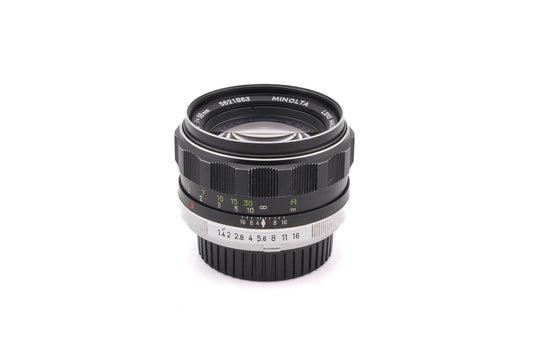 Minolta 58mm f1.4 MC Rokkor-PF