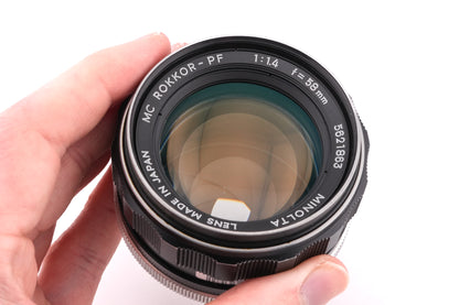 Minolta 58mm f1.4 MC Rokkor-PF