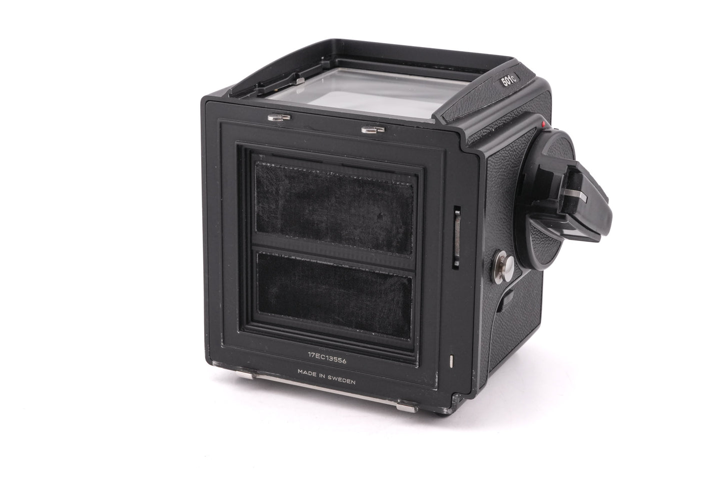 Hasselblad 501C + Waist Level Finder (New / Black, 42323) + A12N Film Magazine + Acute Matte Focusing Screen (42165)