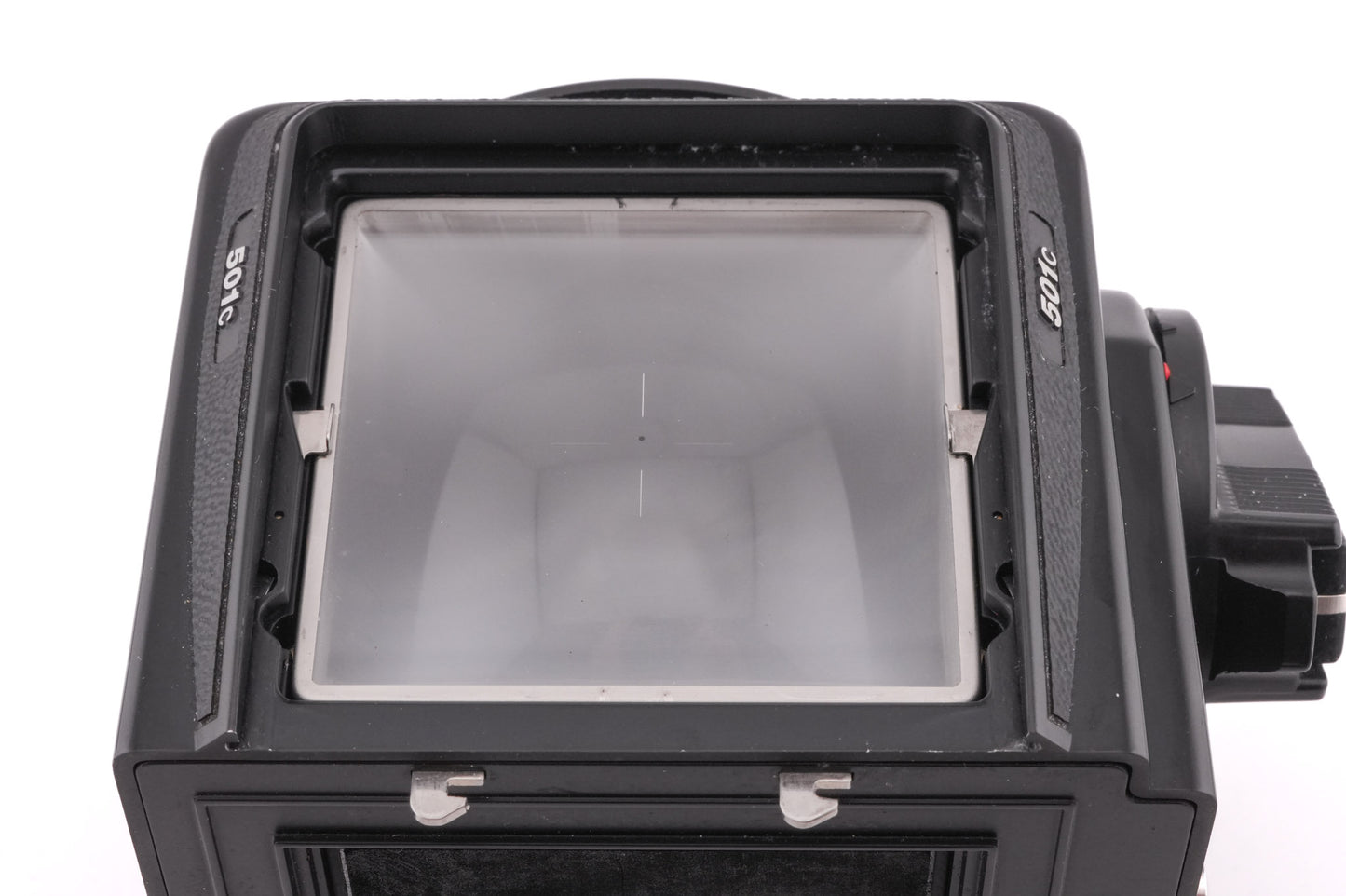 Hasselblad 501C + Waist Level Finder (New / Black, 42323) + A12N Film Magazine + Acute Matte Focusing Screen (42165)