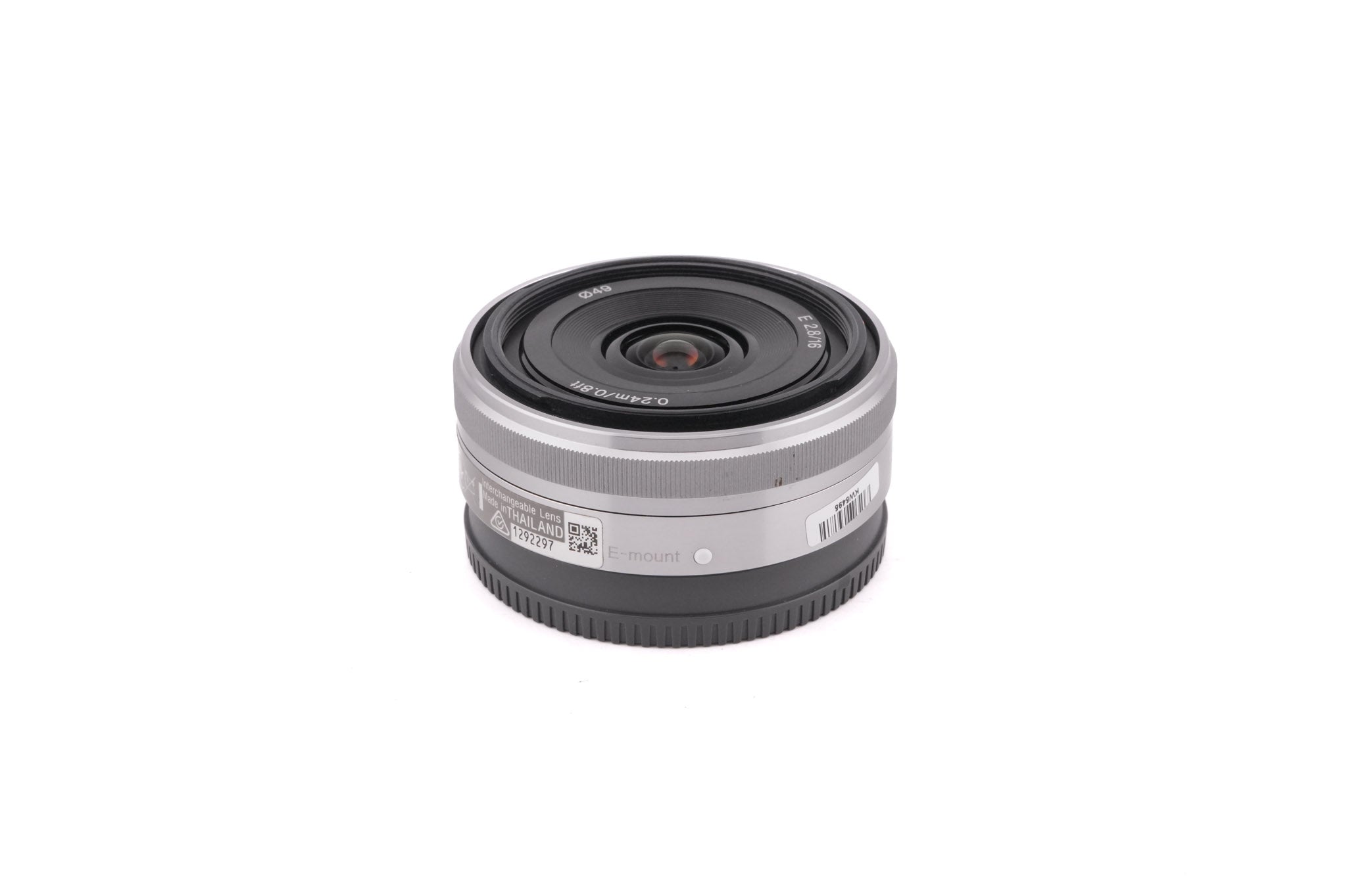 SONY ソニー E 16mm F2.8 SEL16F28　 シルバー　美品 新品)SONY (ソニー) E 16mm F2.8 SEL16F28（商品ID：4905524636628