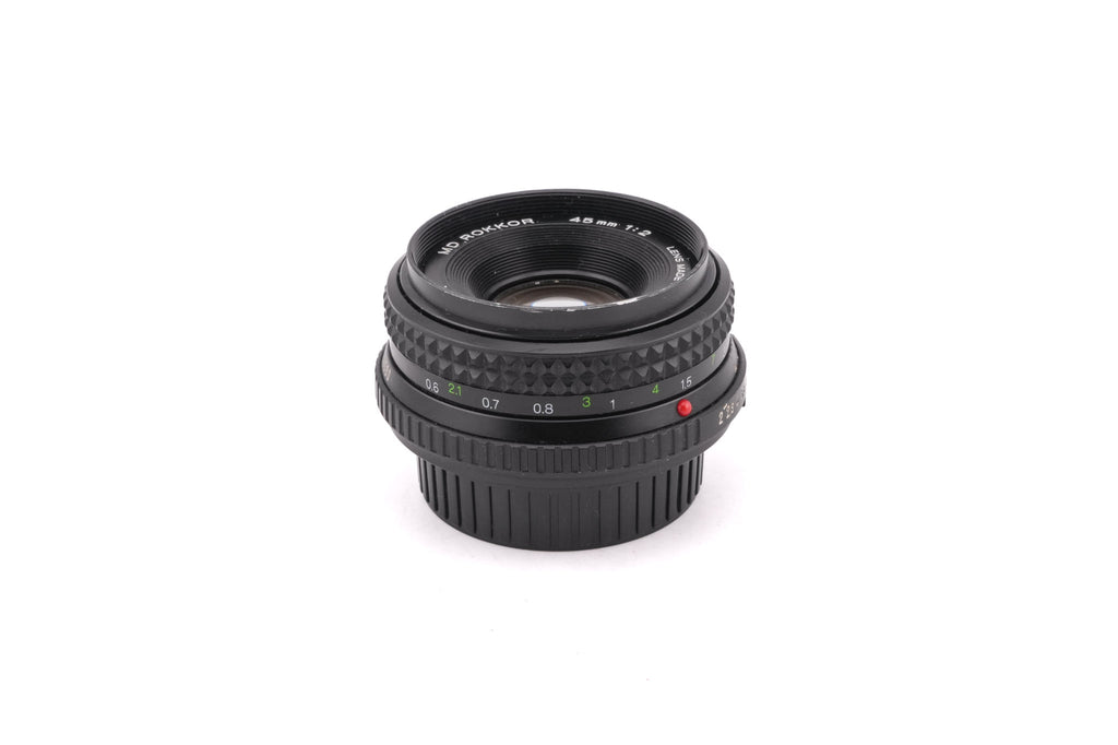 Minolta 45mm f2 MD Rokkor