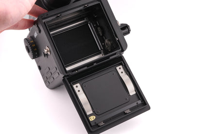 Mamiya 645E + 80mm f2.8 Sekor C + GN401 Rapid Wind Grip + 120 Roll Film Insert (HA401)