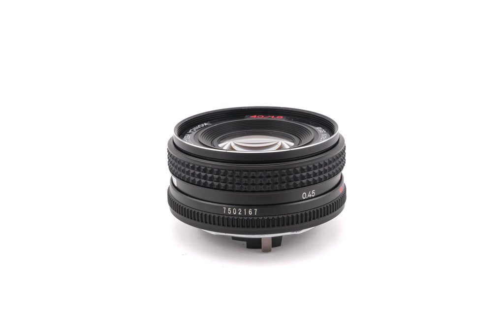Konica 40mm f1.8 Hexanon AR