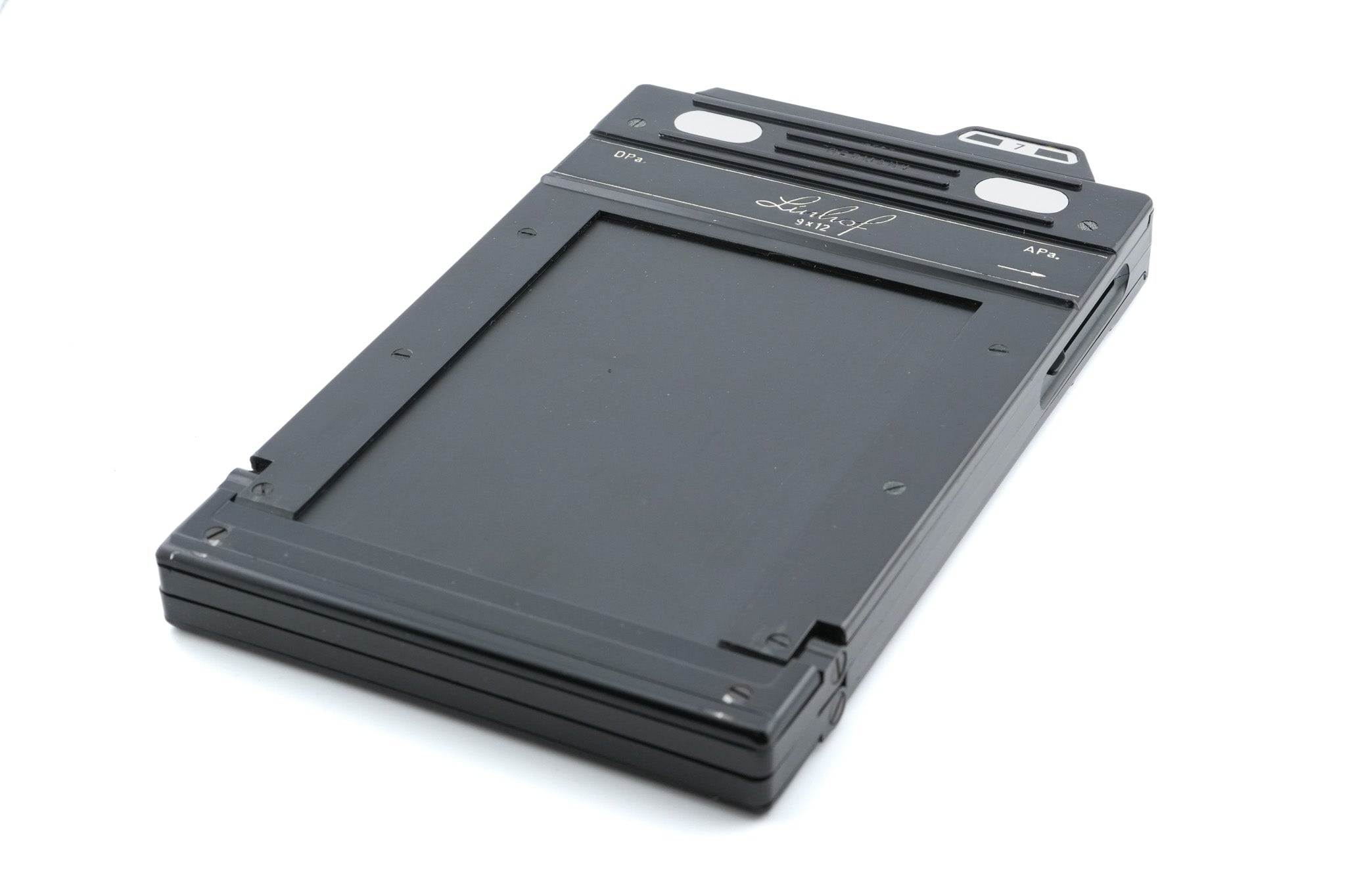 Linhof 9 x 12 cm Cut Film Holder (Early, Doppelkassette)