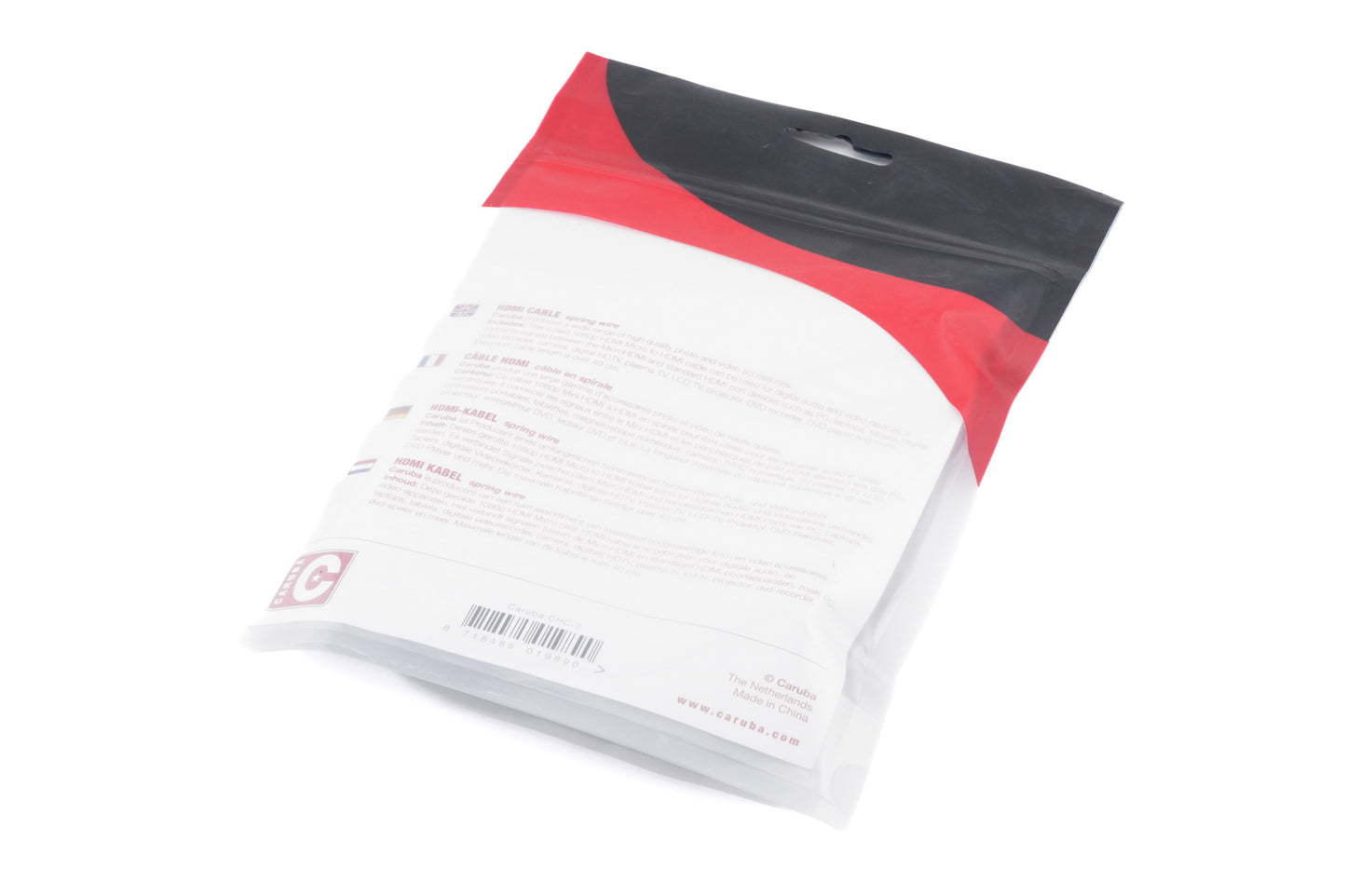 Caruba CHC-2 Coiled Straight Mini HDMI - HDMI Cable