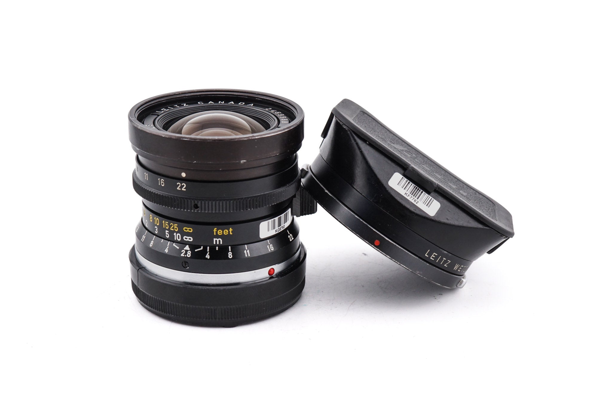 Leica 28mm f2.8 Elmarit II Prototype + Lens Hood 12501M – Kamerastore