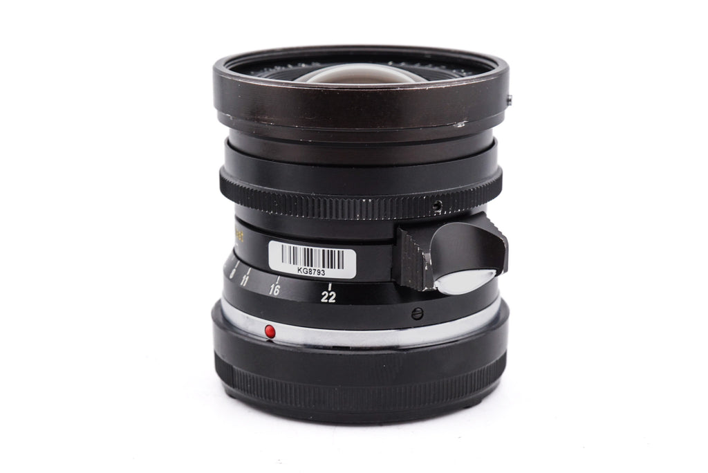 Leica 28mm f2.8 Elmarit (Type II) (Infinity Lock) + Lens Hood (21mm f3.4 / 28mm f2.8) (12501M)
