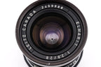 Leica 28mm f2.8 Elmarit (Type II) (Infinity Lock) + Lens Hood (21mm f3.4 / 28mm f2.8) (12501M)