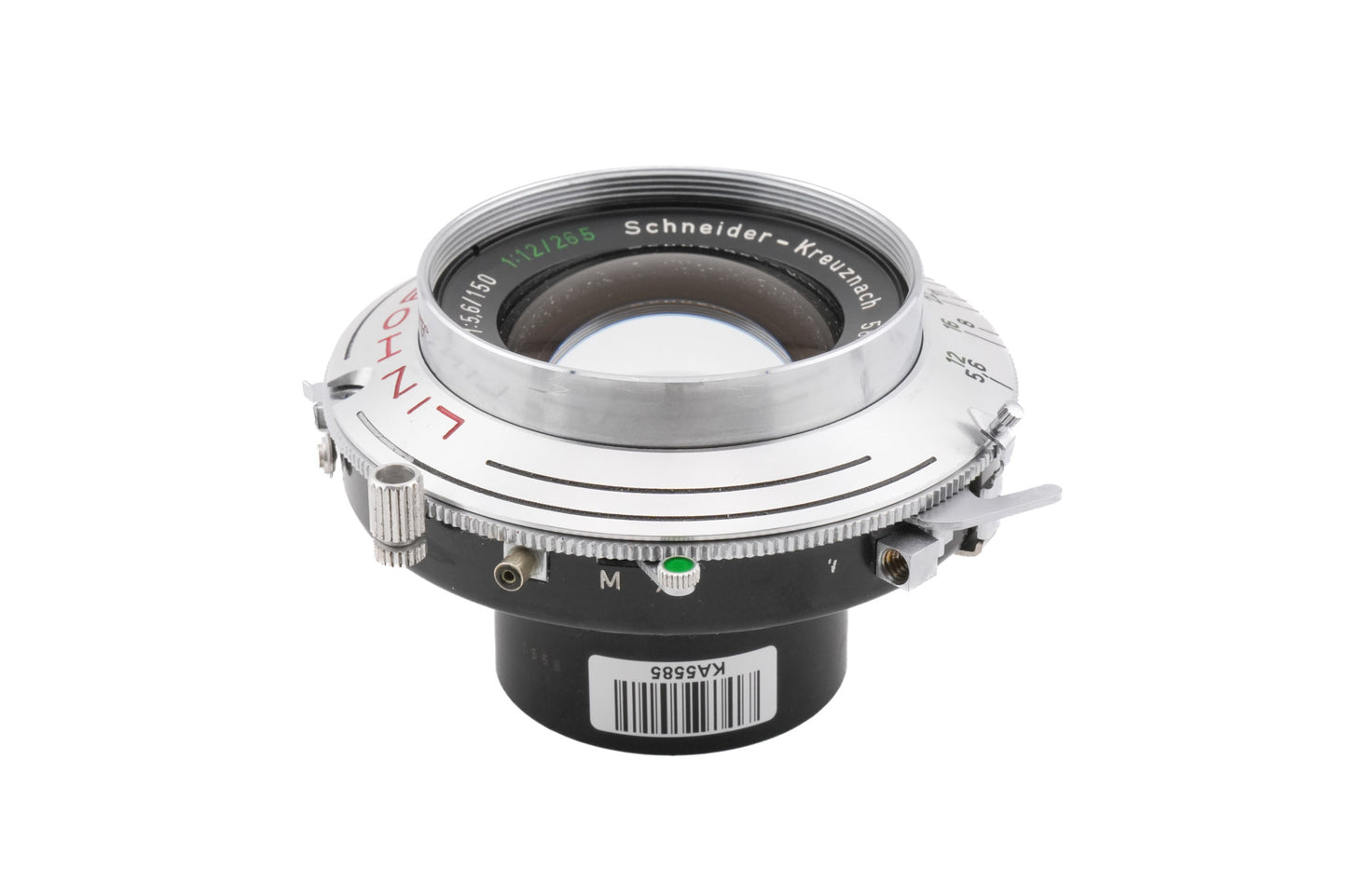 Schneider-Kreuznach 150mm f5.6 / 265mm f12 Symmar Technika (Shutter)