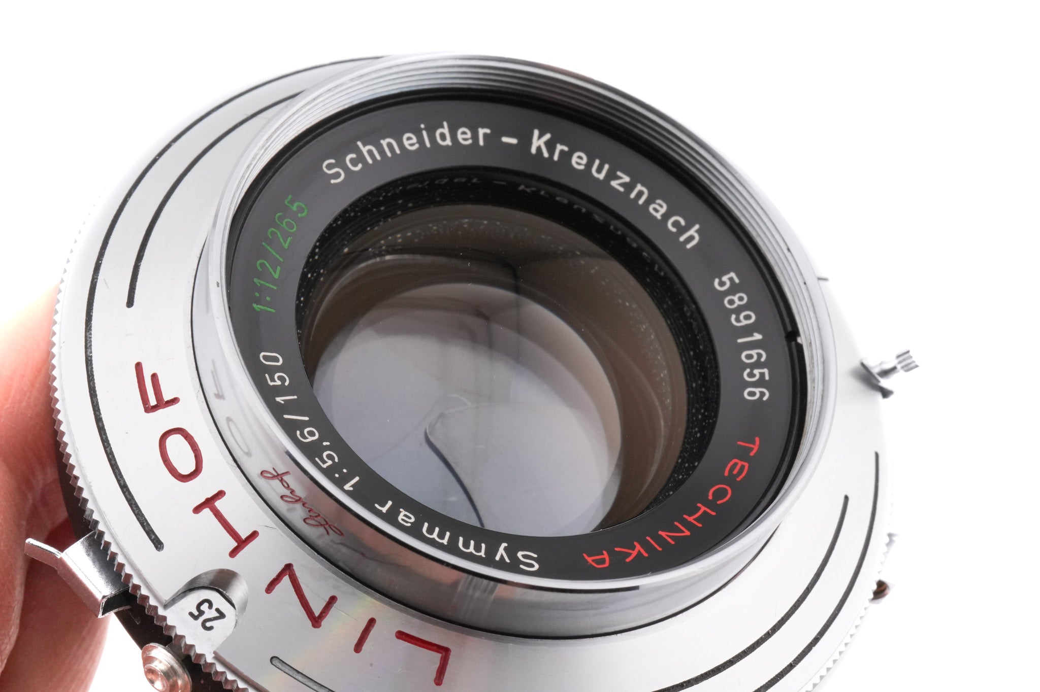 Schneider-Kreuznach 150mm f5.6 / 265mm f12 Symmar Technika