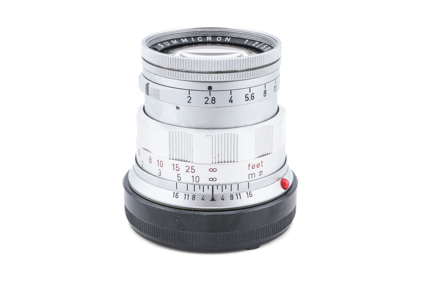 Leica 50mm f2 Summicron (Type II) (Silver, SOOIC-MS / SOSIC / 11118 / 11618 / 11818)