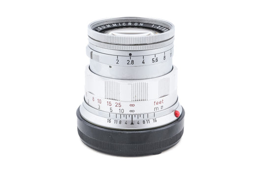 Leica 50mm f2 Summicron (Type II) (Silver, SOOIC-MS / SOSIC / 11118 / 11618 / 11818)