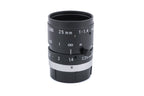 Pentax 25mm f1.4 TV Lens C2514-M
