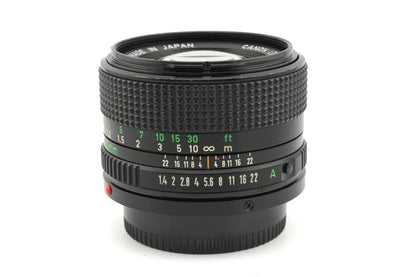 Canon 50mm f1.4 FDn