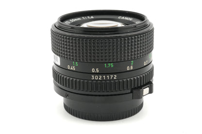 Canon 50mm f1.4 FDn