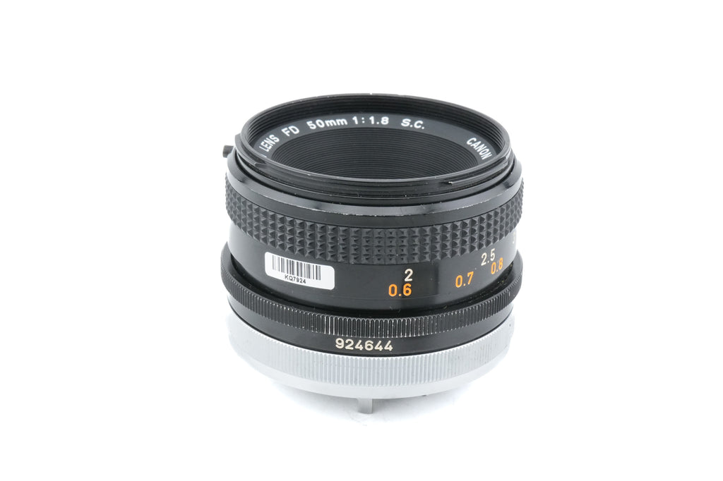 Canon 50mm f1.8 S.C.