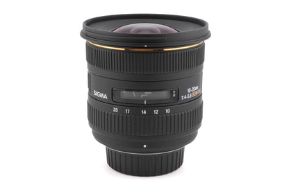 Sigma 10-20mm f4-5.6 EX DC HSM