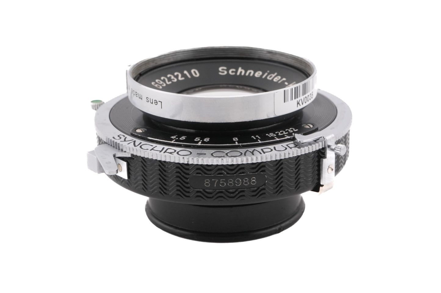 Schneider-Kreuznach 105mm f4.5 Xenar (Shutter)