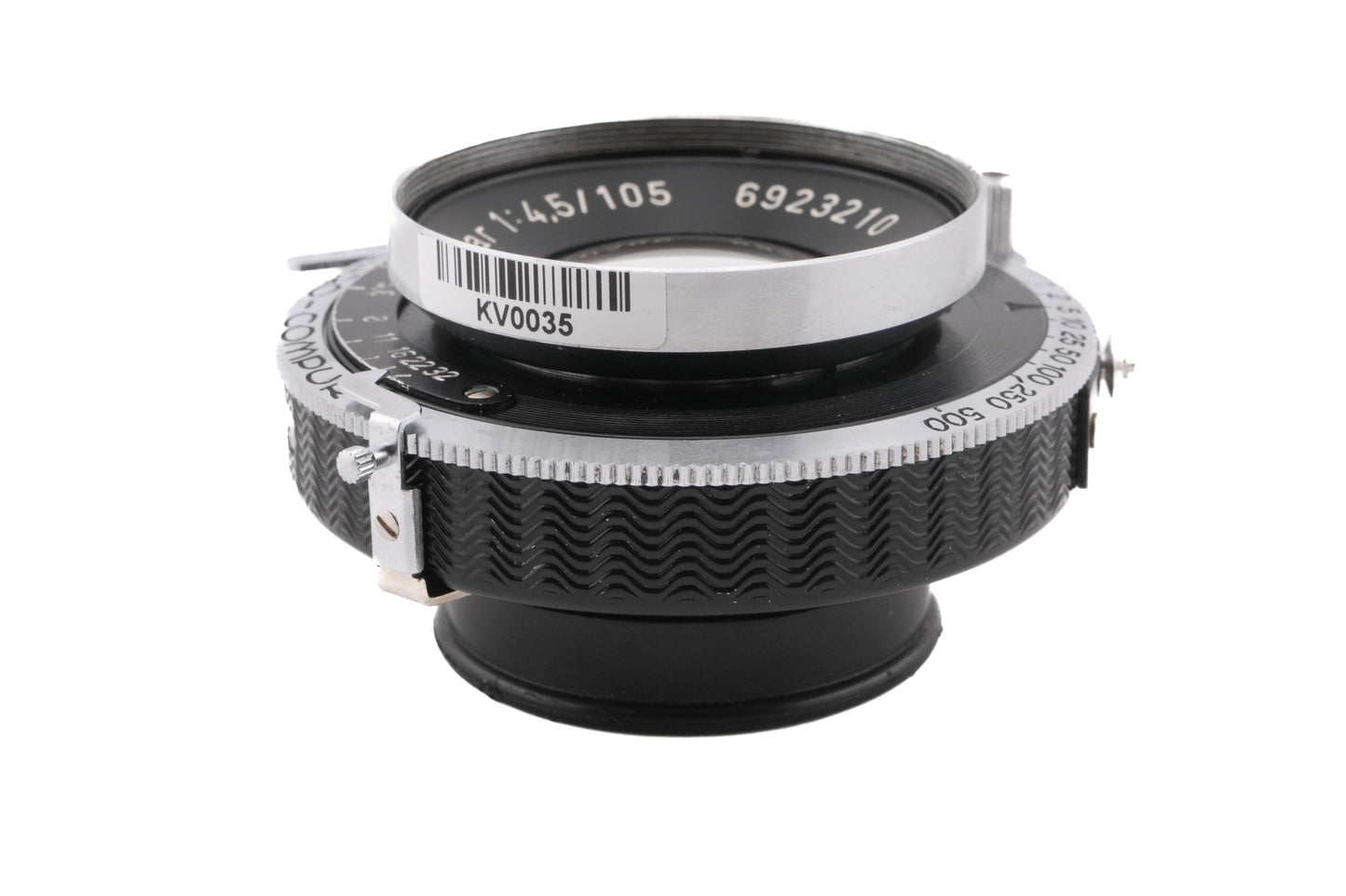 Schneider-Kreuznach 105mm f4.5 Xenar (Shutter)