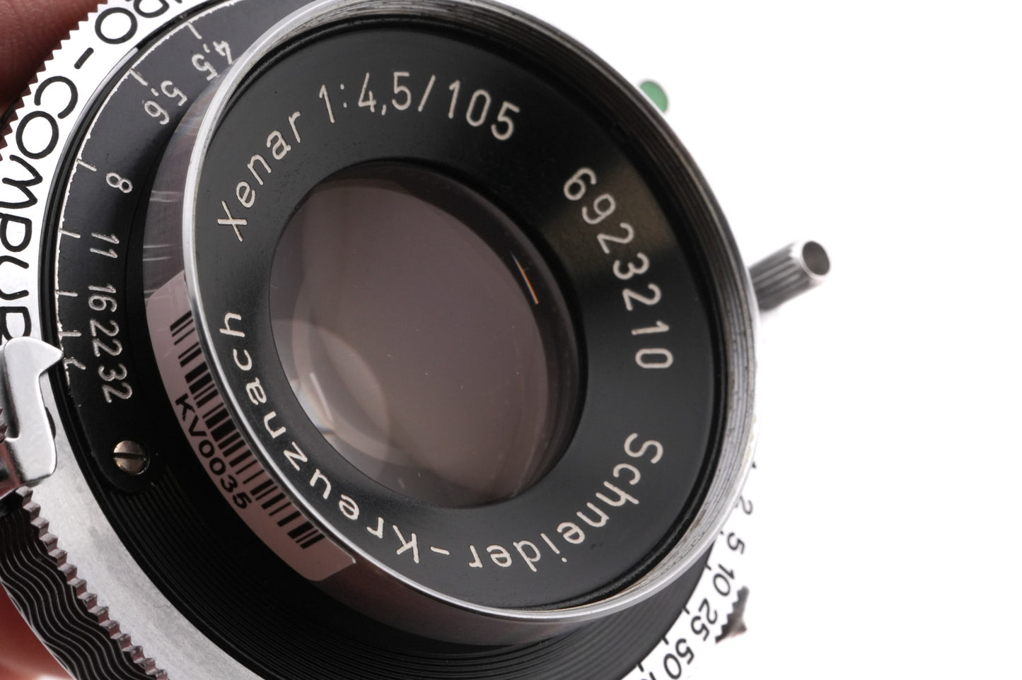 Schneider-Kreuznach 105mm f4.5 Xenar (Shutter)