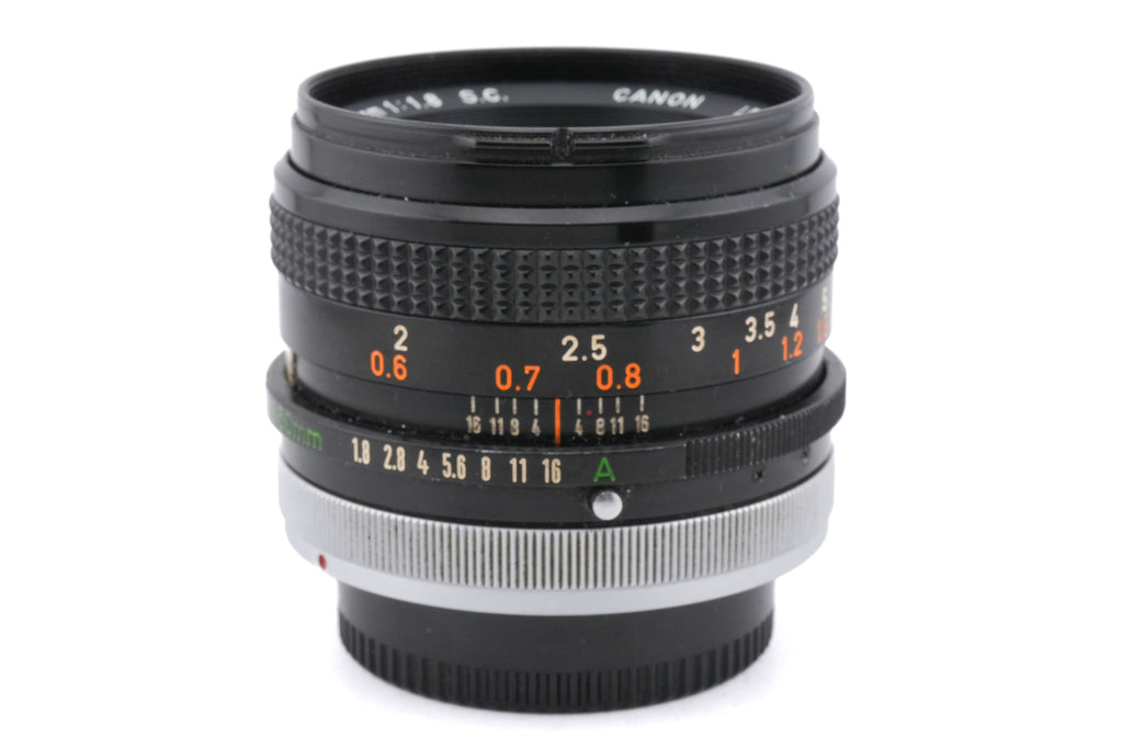 Canon 50mm f1.8 S.C.