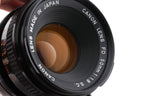 Canon 50mm f1.8 S.C.