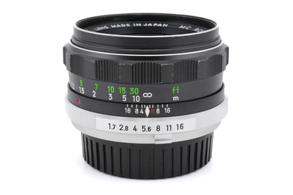 Minolta 55mm f1.7 MC Rokkor-PF