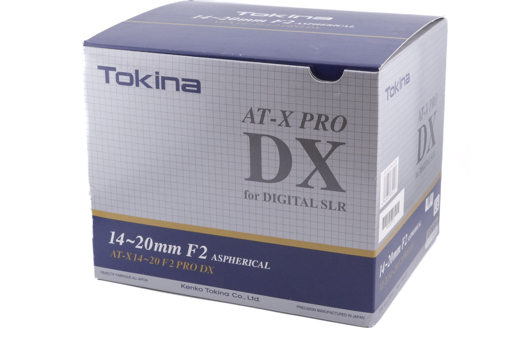 Tokina 14-20mm f2 AT-X Pro DX Aspherical