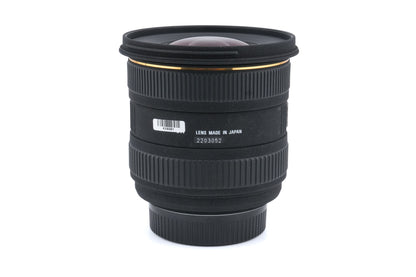 Sigma 10-20mm f4-5.6 EX DC HSM