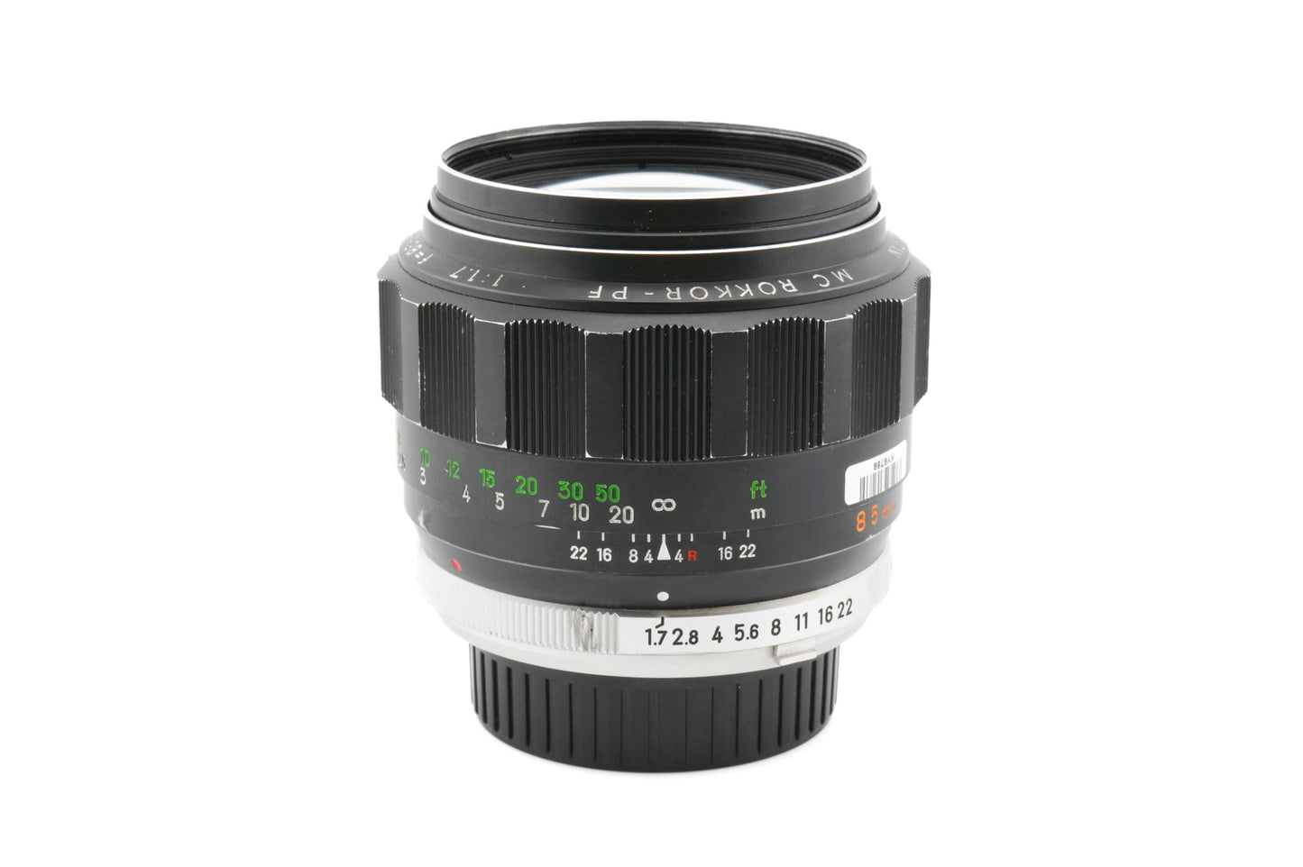 Minolta 85mm f1.7 MC Rokkor-PF