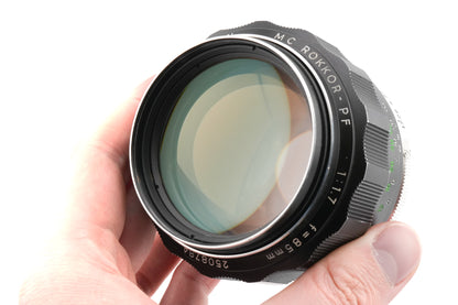 Minolta 85mm f1.7 MC Rokkor-PF