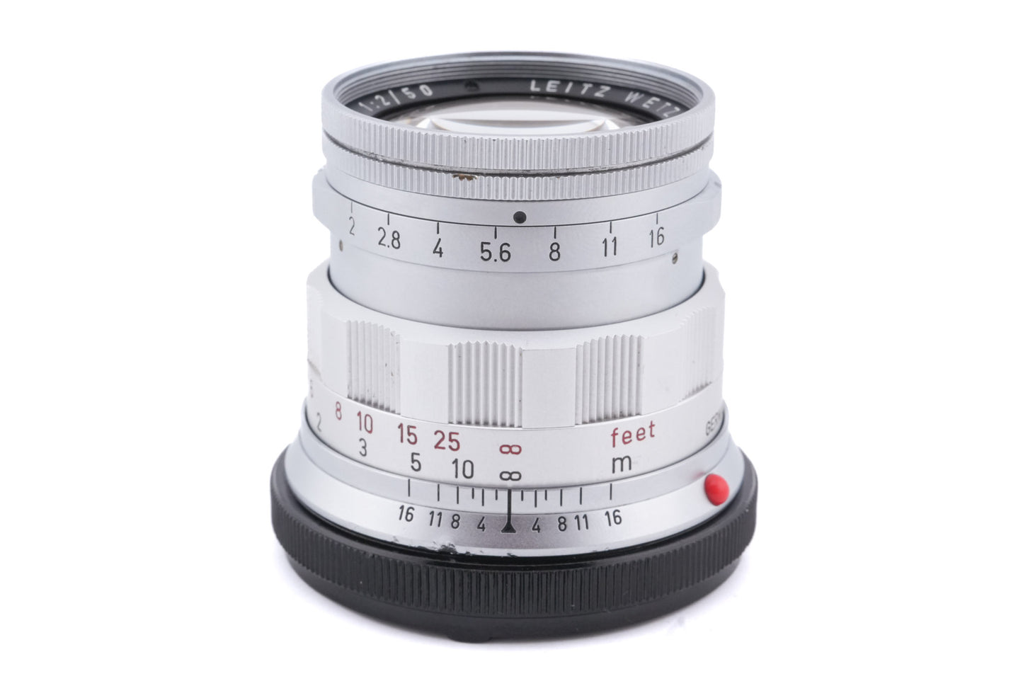 Leica 50mm f2 Summicron (Type II) (Silver, SOOIC-MS / SOSIC / 11118 / 11618 / 11818)