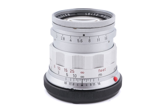 Leica 50mm f2 Summicron (Type II) (Silver, SOOIC-MS / SOSIC / 11118 / 11618 / 11818)