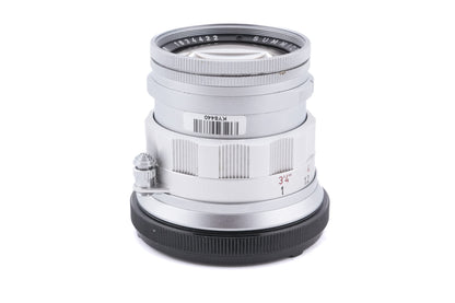 Leica 50mm f2 Summicron (Type II) (Silver, SOOIC-MS / SOSIC / 11118 / 11618 / 11818)