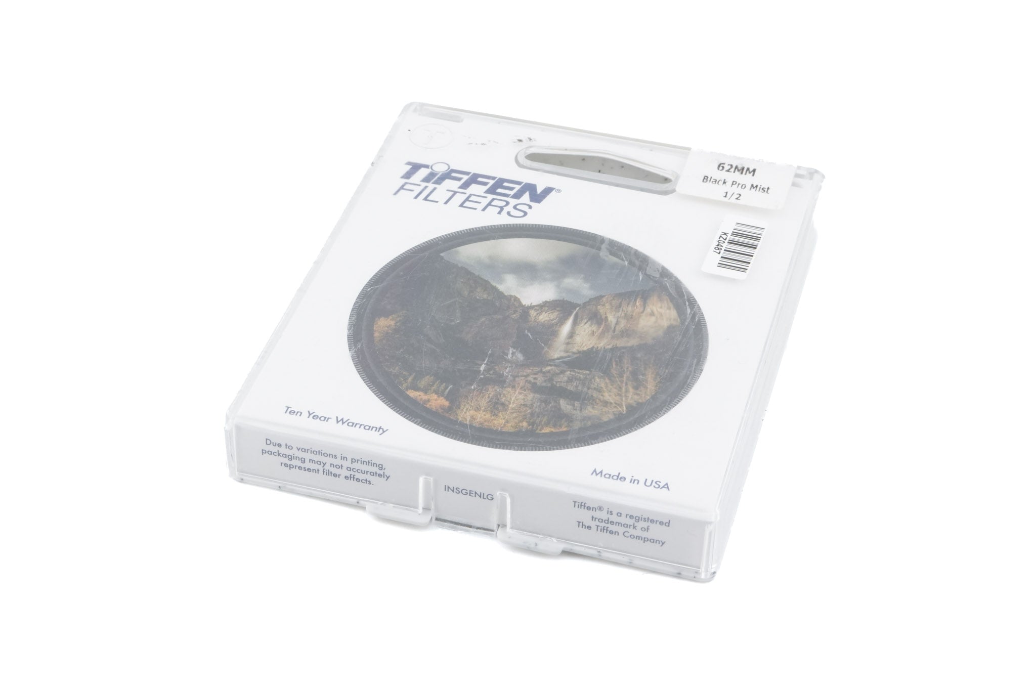 Tiffen 62mm Black Pro Mist 1/2 Filter