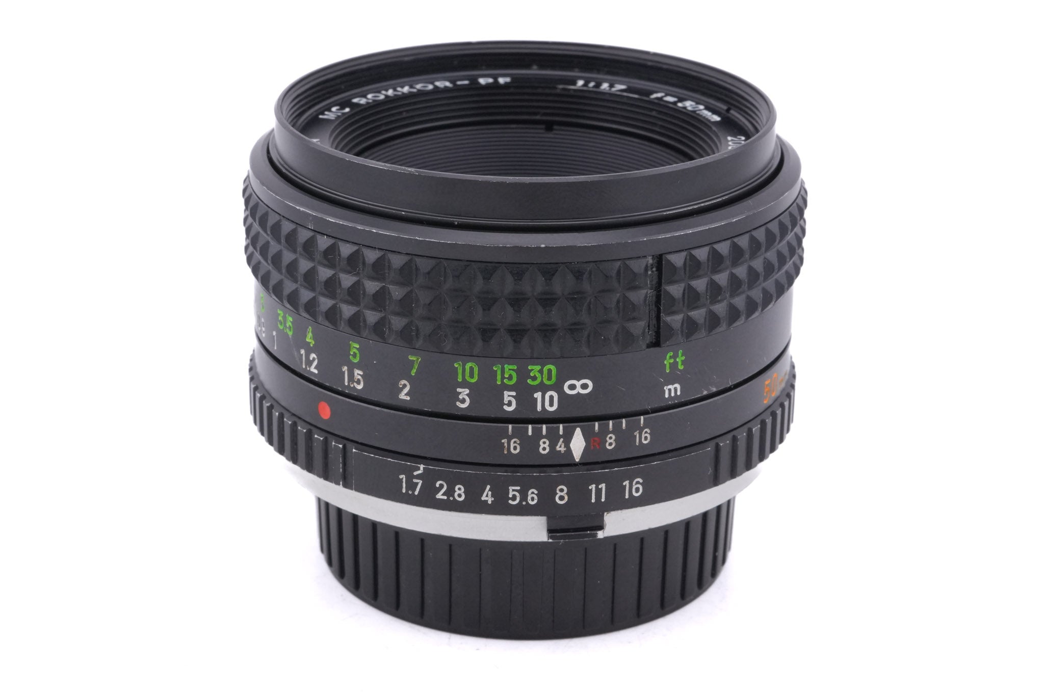 Minolta 50mm f1.7 MC Rokkor-PF