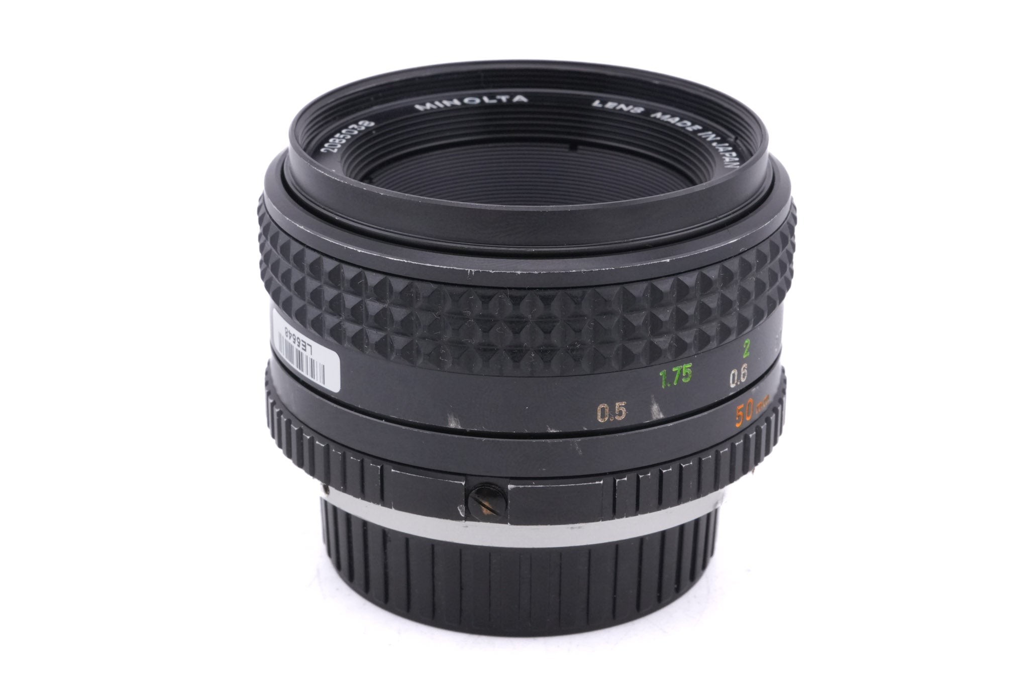 Minolta 50mm f1.7 MC Rokkor-PF