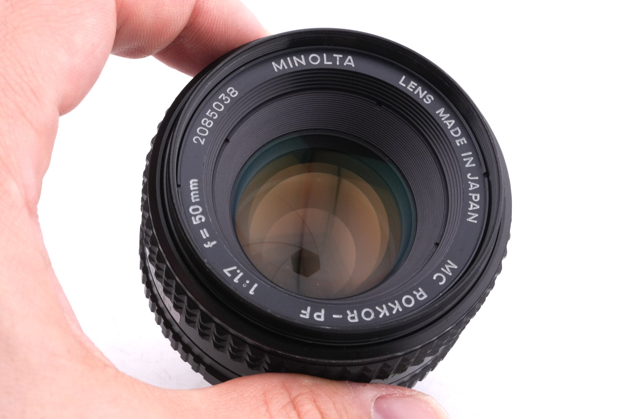 Minolta 50mm f1.7 MC Rokkor-PF