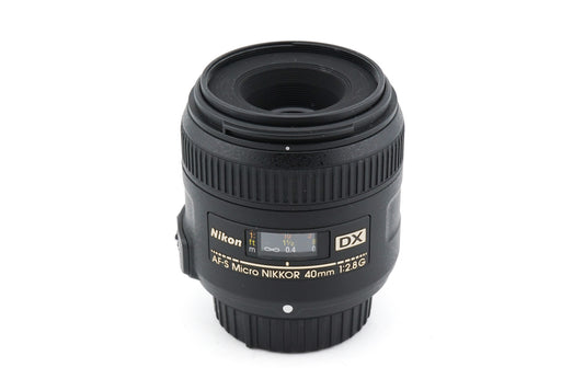 Nikon 40mm f2.8 AF-S Micro Nikkor G - Lens
