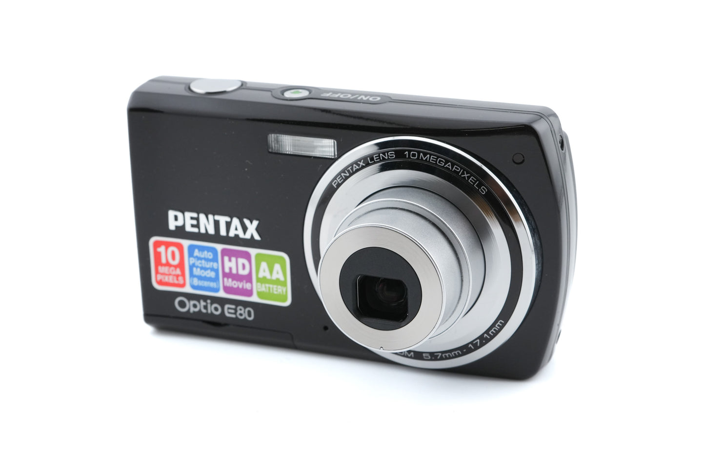 Pentax Optio E80 - Camera
