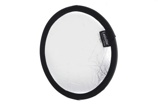 Lastolite 30cm Collapsible Reflector (Silver/White) - Accessory