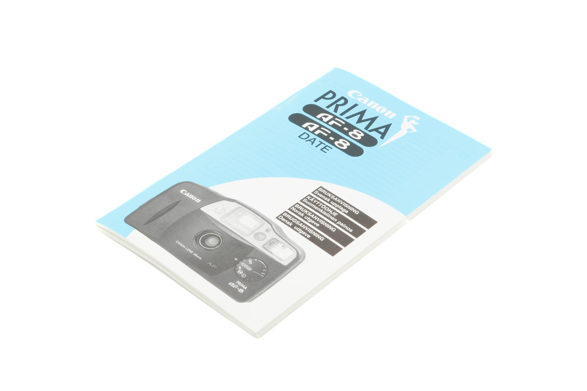 Canon Prima AF-8/Date Instruction Manual - Accessory