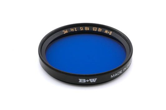 B+W 49mm Color Correction Filter KB15 2.4x MC (80A) - Accessory