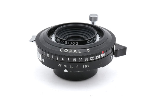 Docter 50mm f4.5 Tessar Docter-Wetzlar (Shutter) - Lens