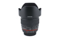 Samyang 10mm f2.8 ED AS NCS CS - Lens