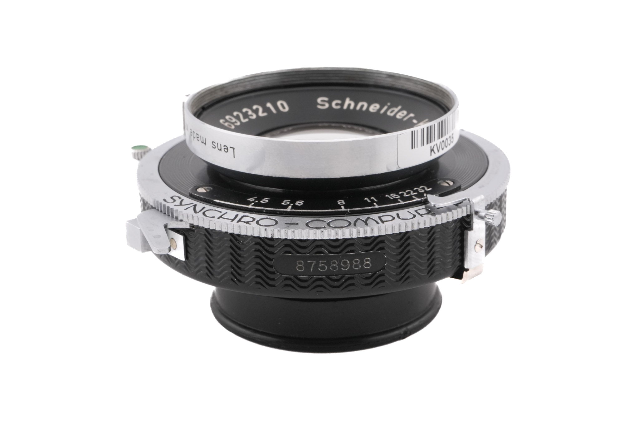 Schneider-Kreuznach 105mm f4.5 Xenar (Shutter) - Lens – Kamerastore