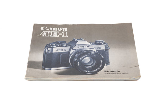 Canon AE-1 Instructions